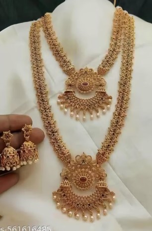 Antique Lakshmi Long Necklace